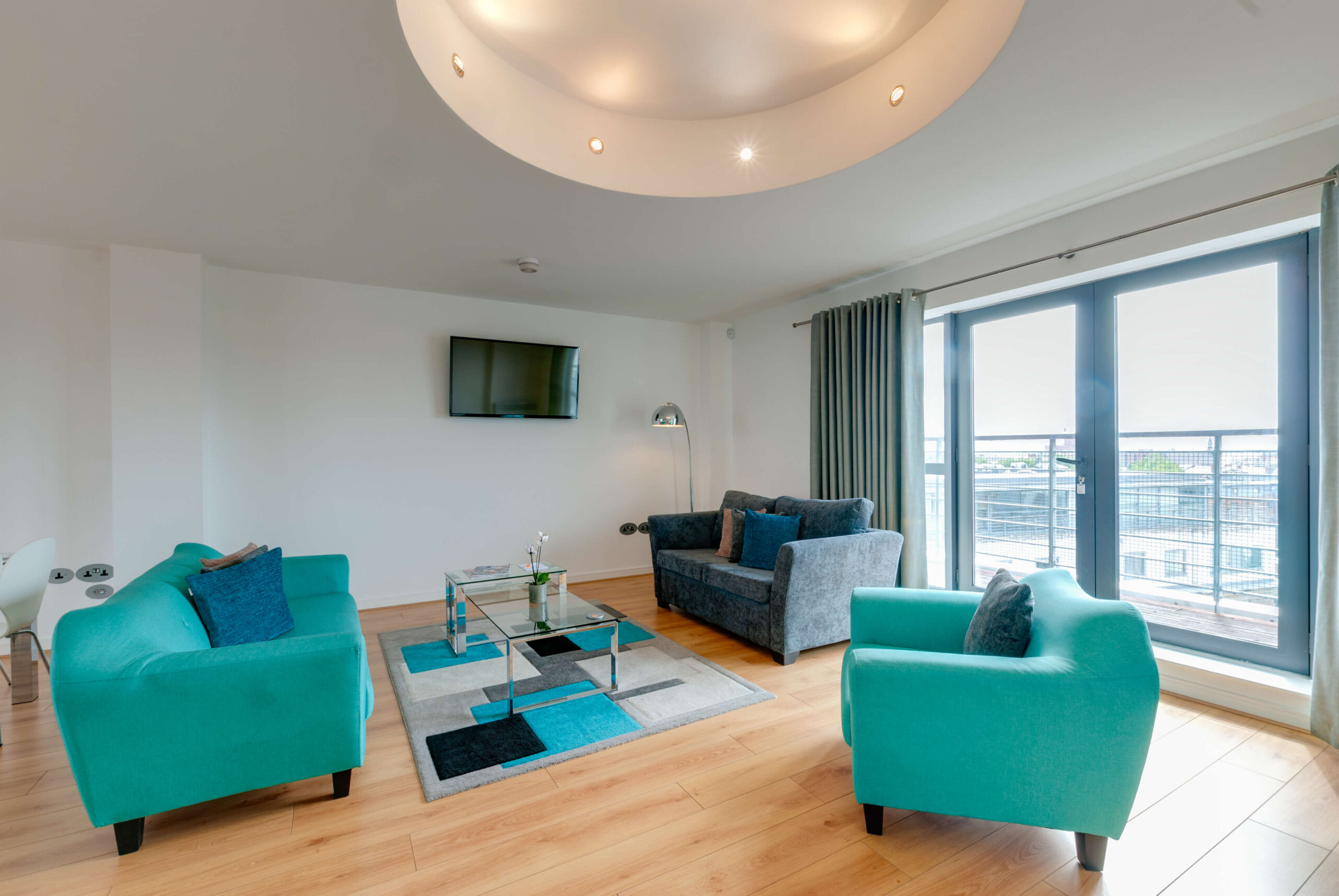 Living Room Duke Street Liverpool BASE Serviced Apartments