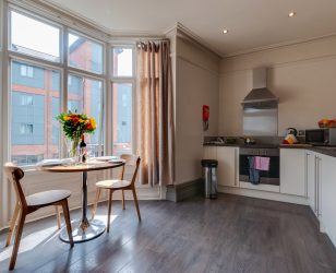 Kitchen and Dining Room Chester Apartment