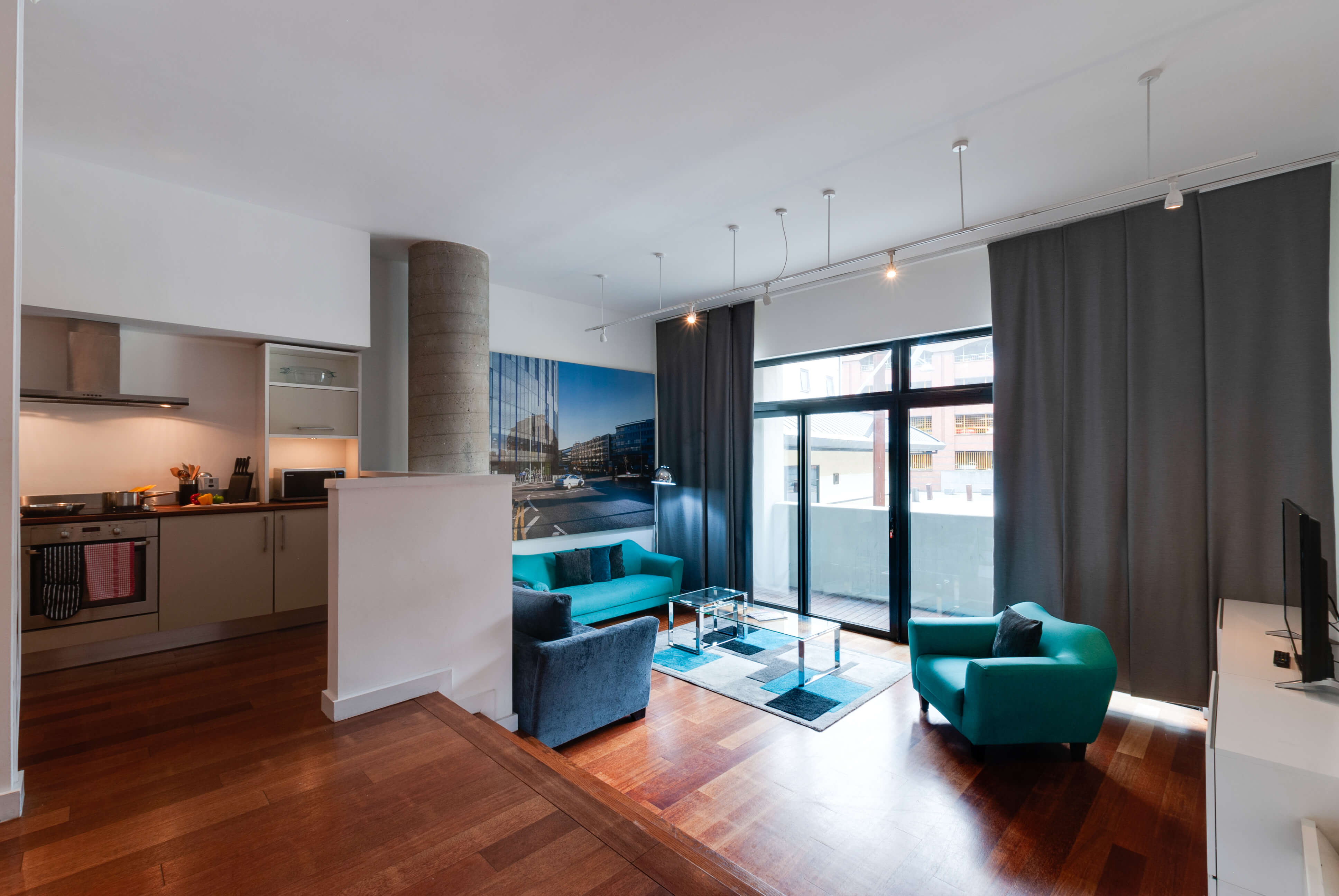 Living Room Apartment Liverpool BASE Serviced Apartments