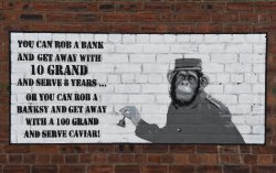 Banksy Style Graffiti Jamaica Street Liverpool